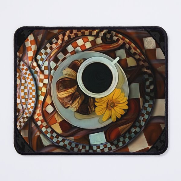 Item preview, Midnight Never Ends, a Diner Shop Fractal Tribute to Coffee Conversations designed and sold by San Jaya Prime.