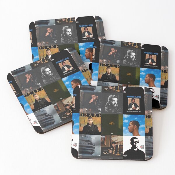 Drake Album Covers Coasters (Set of 4)