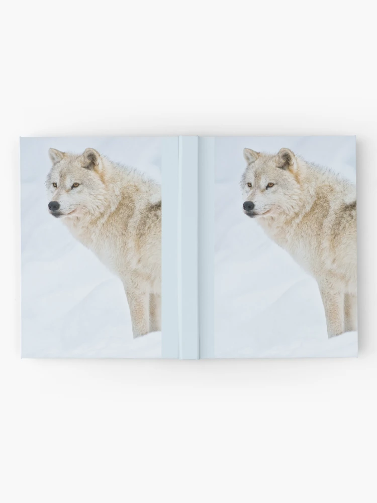 Imagen 2 de 3, Cuaderno con la obra Arctic Wolf, diseñada y vendida por WolvesOnly.
