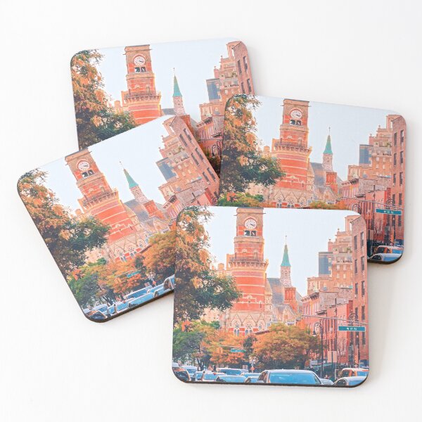 Item preview, Sunset Over Greenwich Village, NYC designed and sold by Sofia-Draws.