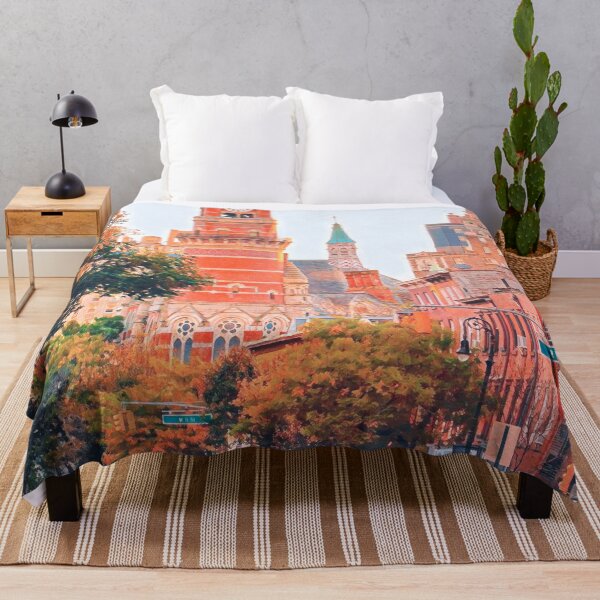 Item preview, Sunset Over Greenwich Village, NYC designed and sold by Sofia-Draws.