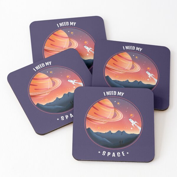 Item preview, I need my space funny Jupiter Saturn Rocket ship hipster puns designed and sold by Meek-Anime.