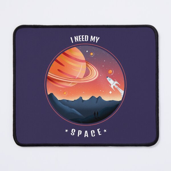 Item preview, I need my space funny Jupiter Saturn Rocket ship hipster puns designed and sold by Meek-Anime.