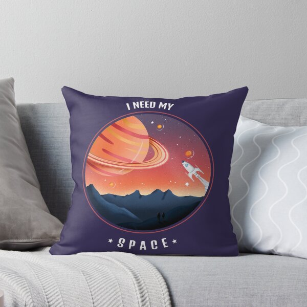 Item preview, I need my space funny Jupiter Saturn Rocket ship hipster puns designed and sold by Meek-Anime.