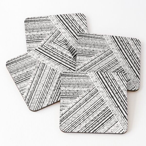 Item preview, Abstract Earthy Black and White Boho designed and sold by trajeado14.