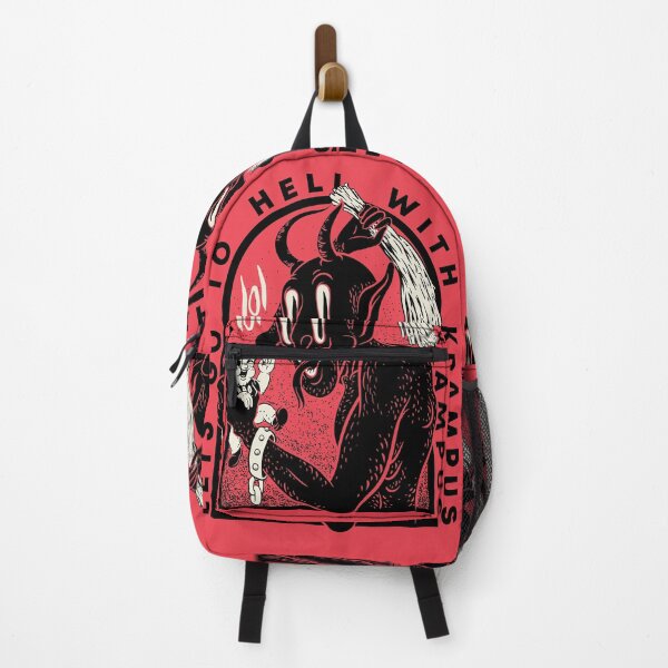 Item preview, Krampus - Lets go to Hell with Krampus | Krampusnacht Xmas Devil Occult Meme Evil Santa Memes Austrian Naughty Bad Children Antisanta Funny LOL Christmas Ugly Holiday Sweaters Funny New Year 2022 designed and sold by Any Color Designs.