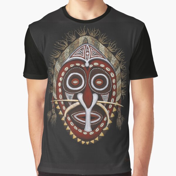 Item preview, Papua New Guinea Clay Mask designed and sold by MerkabArt.