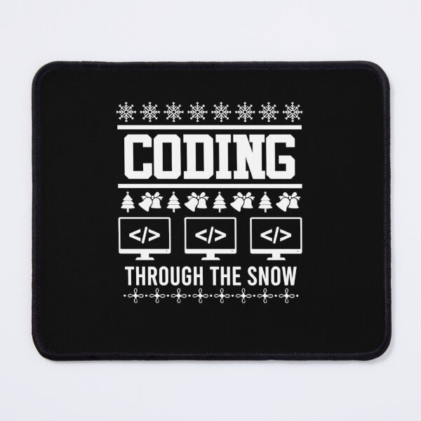 Item preview, Funny Works Coder Ugly Christmas Coding through Snow designed and sold by LKTankdesign.