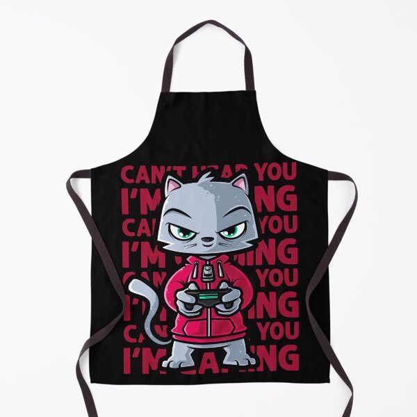 Item preview, Can't Hear You I'm Gaming - Nerd Kitten Cat Gaming product designed and sold by theodoros20.
