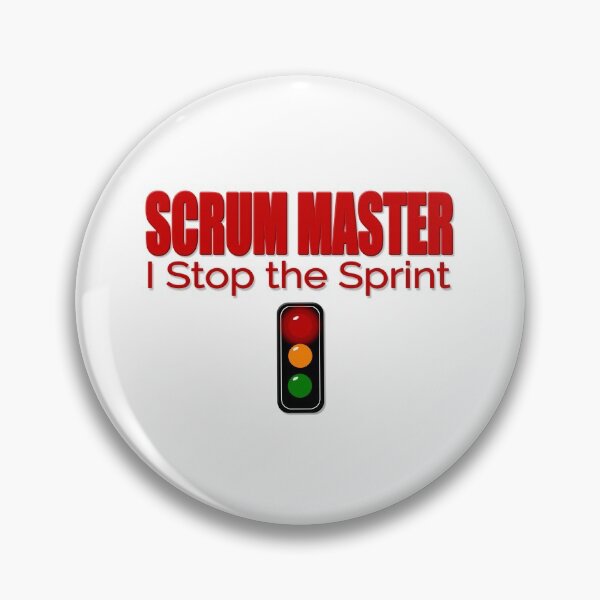 Item preview, Scrum Master Stop Sprint Traffic Lights designed and sold by benandfreya.
