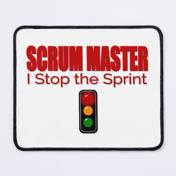 Item preview, Scrum Master Stop Sprint Traffic Lights designed and sold by benandfreya.