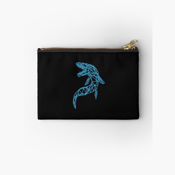 Item preview, Mosasaurus blue line on black edition designed and sold by NaomiWallace321.