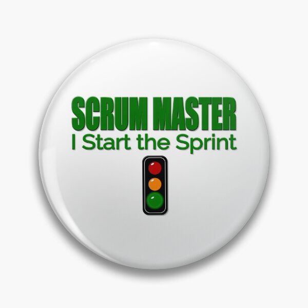 Item preview, Scrum Master Start the Sprint Traffic Lights designed and sold by benandfreya.