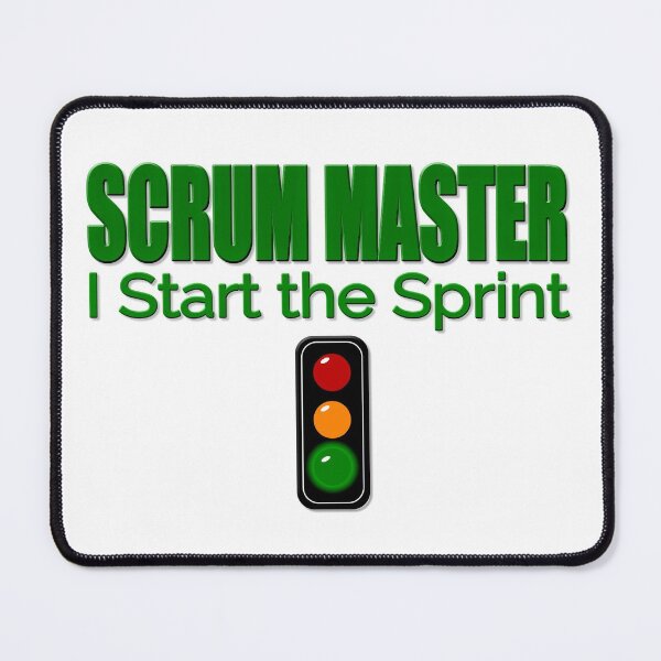 Item preview, Scrum Master Start the Sprint Traffic Lights designed and sold by benandfreya.