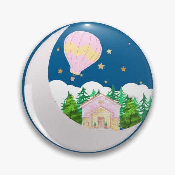 Item preview, Moon cabin woods house - Fantasy designed and sold by LukjanovArt.