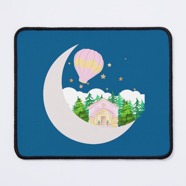 Item preview, Moon cabin woods house - Fantasy designed and sold by LukjanovArt.