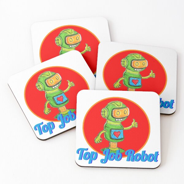Item preview, Top Job Robot - The little cute robot approves designed and sold by johanondra.