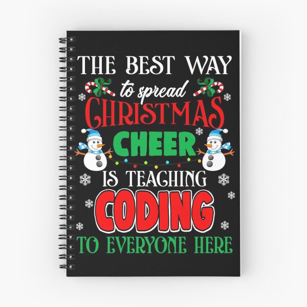 Item preview, Funny Works Coding Gift Christmas Cheer Computer Programmer and Coder designed and sold by LKTankdesign.