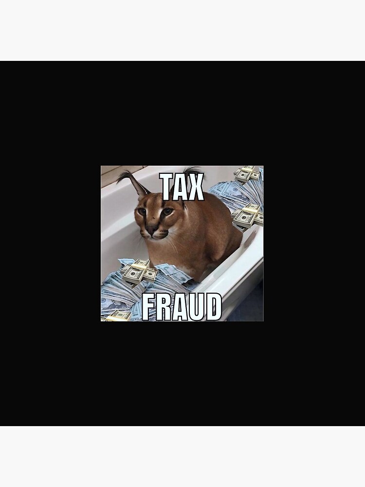 Big Floppa tax fraud Funny memes | Sticker