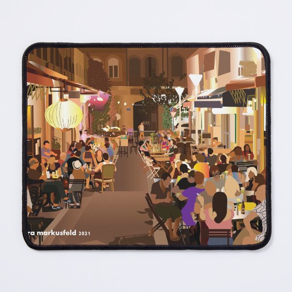 Item preview, Jaffa Market Place at Night designed and sold by Mira  Markusfeld.