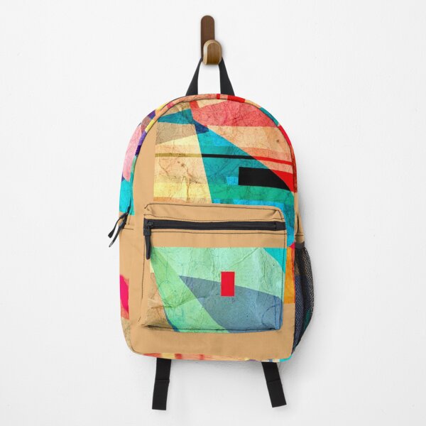 Item preview, Geometric Abstract Design - Gold, Turquoise, Red, Pink, Purple, Yellow designed and sold by SpArtk.