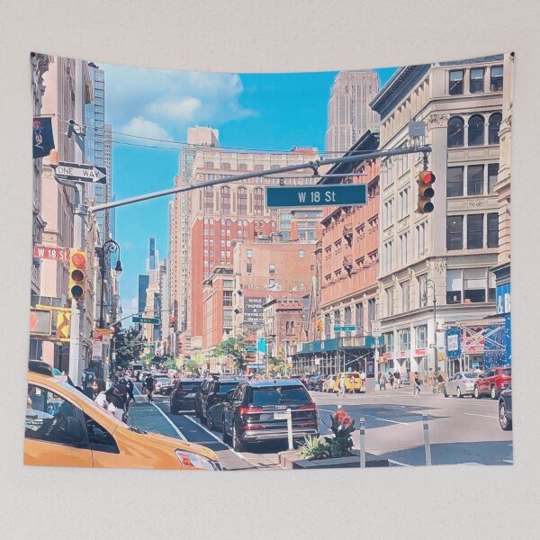 Item preview, Streets of Manhattan, NYC designed and sold by Sofia-Draws.
