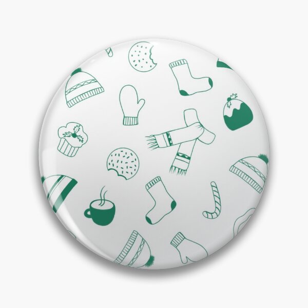 Item preview, Cozy Christmas doodles green designed and sold by RoseMaryWP.