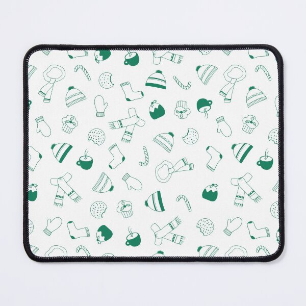 Item preview, Cozy Christmas doodles green designed and sold by RoseMaryWP.