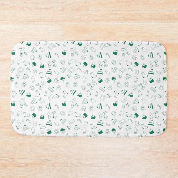 Item preview, Cozy Christmas doodles green designed and sold by RoseMaryWP.