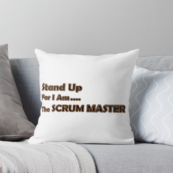 Item preview, Scrum Master Stand Up in black designed and sold by benandfreya.
