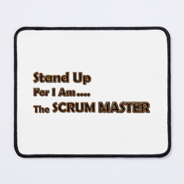 Item preview, Scrum Master Stand Up in black designed and sold by benandfreya.