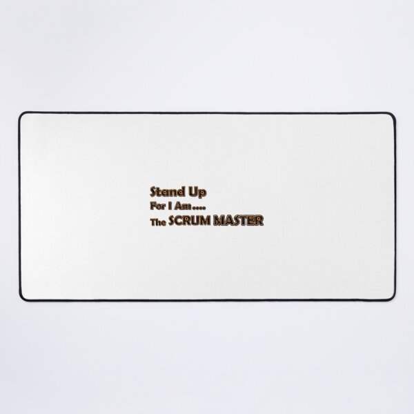 Item preview, Scrum Master Stand Up in black designed and sold by benandfreya.
