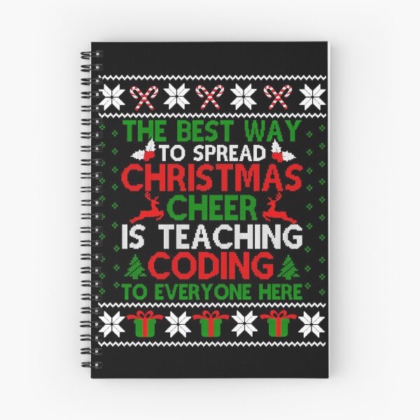 Item preview, Funny Works Coding Gift Christmas Cheer Computer Programmer and Coder designed and sold by LKTankdesign.