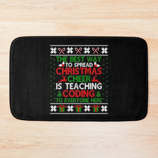 Item preview, Funny Works Coding Gift Christmas Cheer Computer Programmer and Coder designed and sold by LKTankdesign.