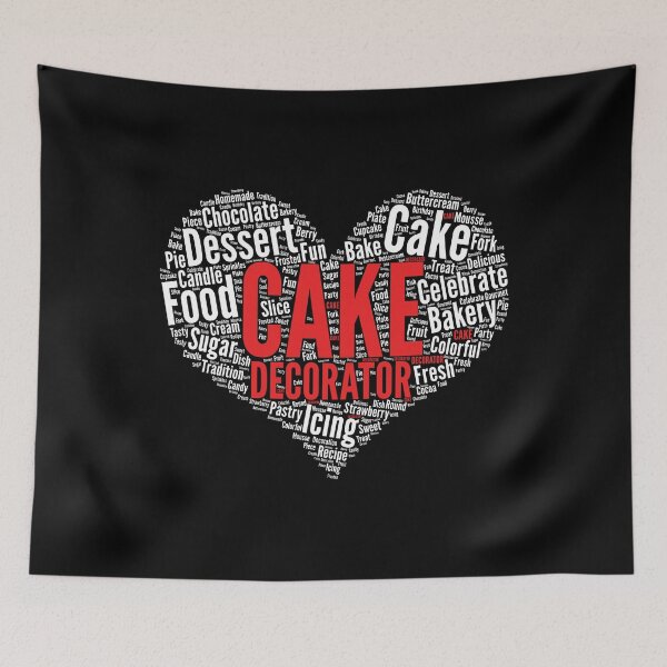 Item preview, Cake Decorator Heart Baker Decorating Bakery Shop Owner product designed and sold by theodoros20.