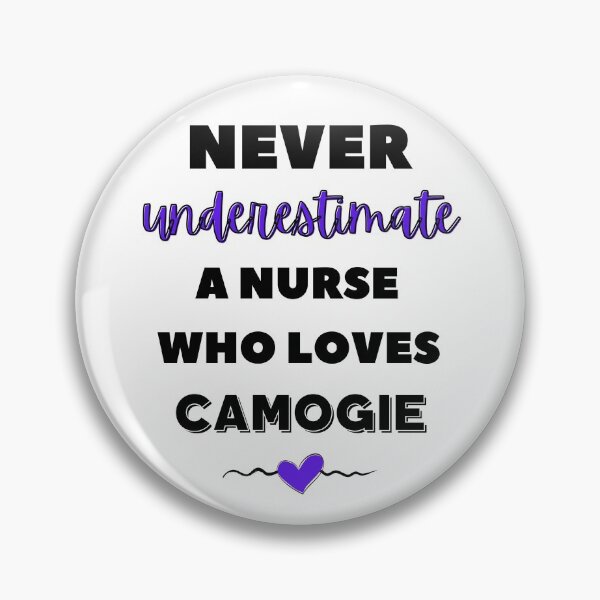 Item preview, Never underestimate a nurse who loves camogie designed and sold by TheGreenGoat.