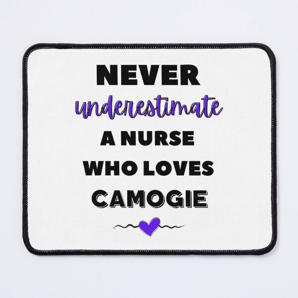 Item preview, Never underestimate a nurse who loves camogie designed and sold by TheGreenGoat.