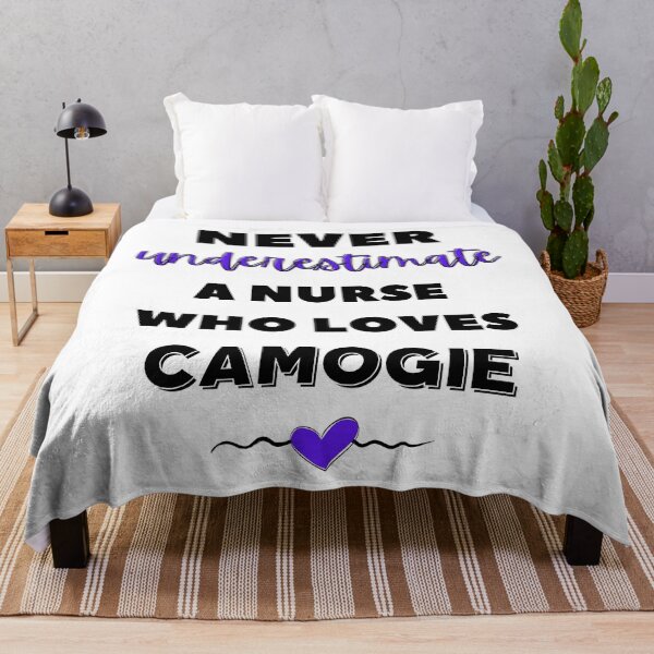 Item preview, Never underestimate a nurse who loves camogie designed and sold by TheGreenGoat.