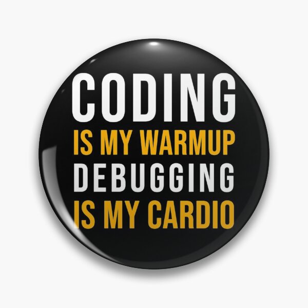 Item preview, Funny Works Coding Is My Warmup Debugging Is My Cardio - Developer Coder designed and sold by CHTankdesign.