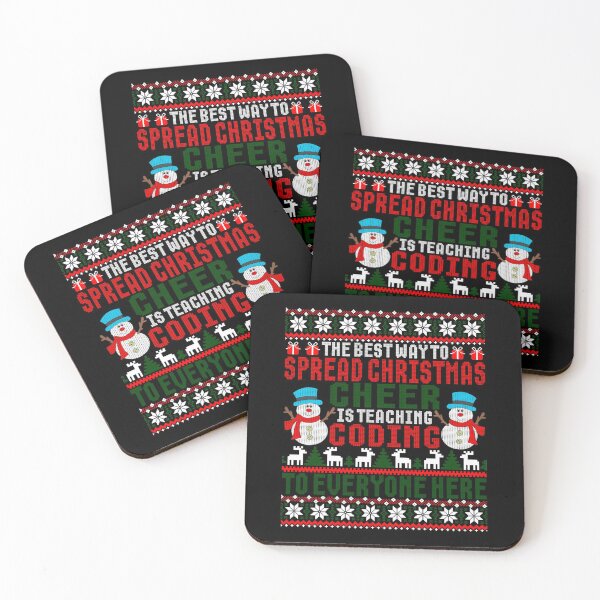 Item preview, Funny Works Coding Gift Christmas Cheer Computer Programmer and Coder designed and sold by LKTankdesign.