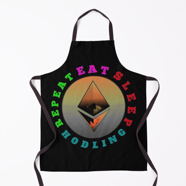 Item preview, EAT SLEEP HODLING REPEAT - Buy And Hodl ETH designed and sold by Delandor.