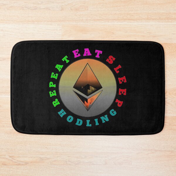 Item preview, EAT SLEEP HODLING REPEAT - Buy And Hodl ETH designed and sold by Delandor.
