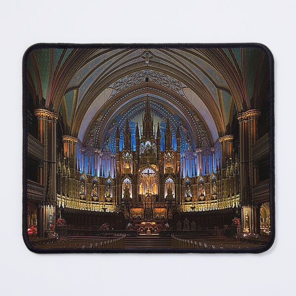 Item preview, Notre Dame Basillica interior Montreal, Montreal Canada, old Cathedral, Catholic church designed and sold by Nostrathomas66.