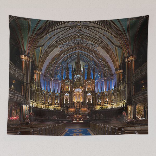 Item preview, Notre Dame Basillica interior Montreal, Montreal Canada, old Cathedral, Catholic church designed and sold by Nostrathomas66.