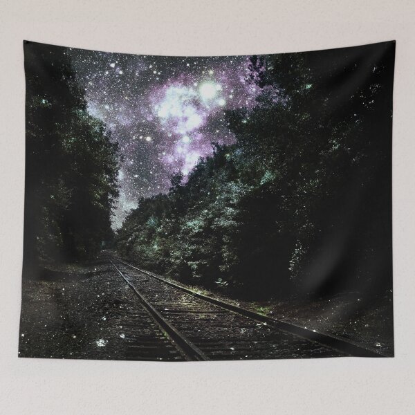 Item preview, Next Stop Anywhere Train Tracks designed and sold by 2sweetsDesign.