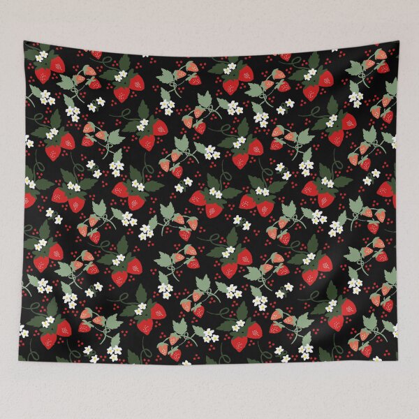 Item preview, black strawberries designed and sold by chiara-de-david.
