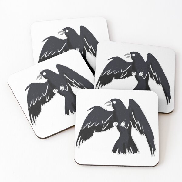 Item preview, Spooky crow flying designed and sold by Mayarart.