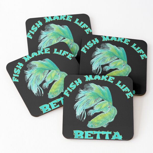 Item preview, Fish Make Life Betta - Funny Fish Lover designed and sold by Zyphrost ★★★★★ (✔).