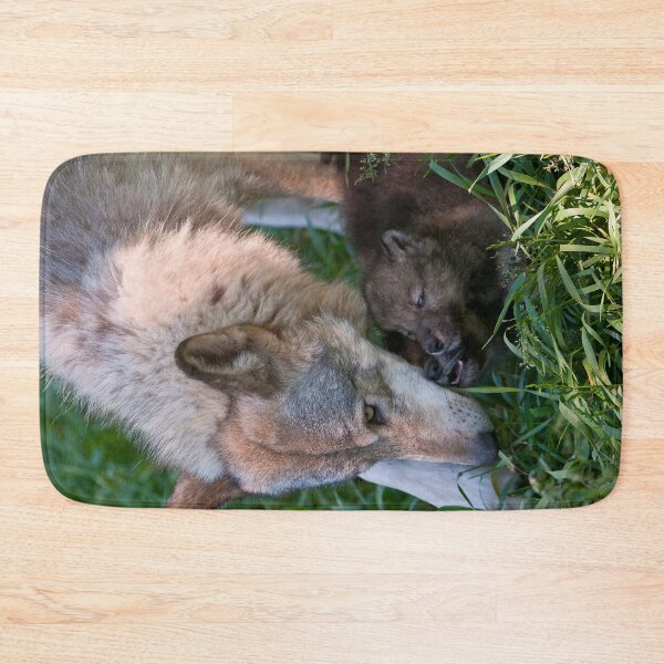 Item preview, Timber Wolf And Pups designed and sold by WolvesOnly.
