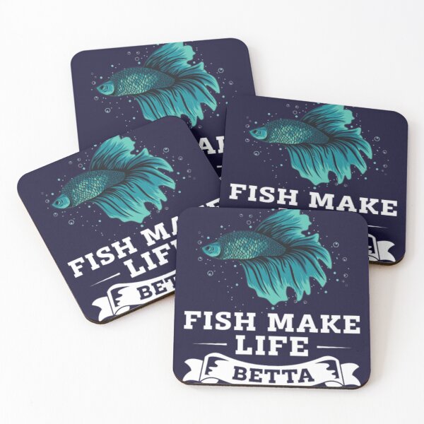 Item preview, Fish Make Life Betta - Funny Fish Lover designed and sold by Zyphrost ★★★★★ (✔).
